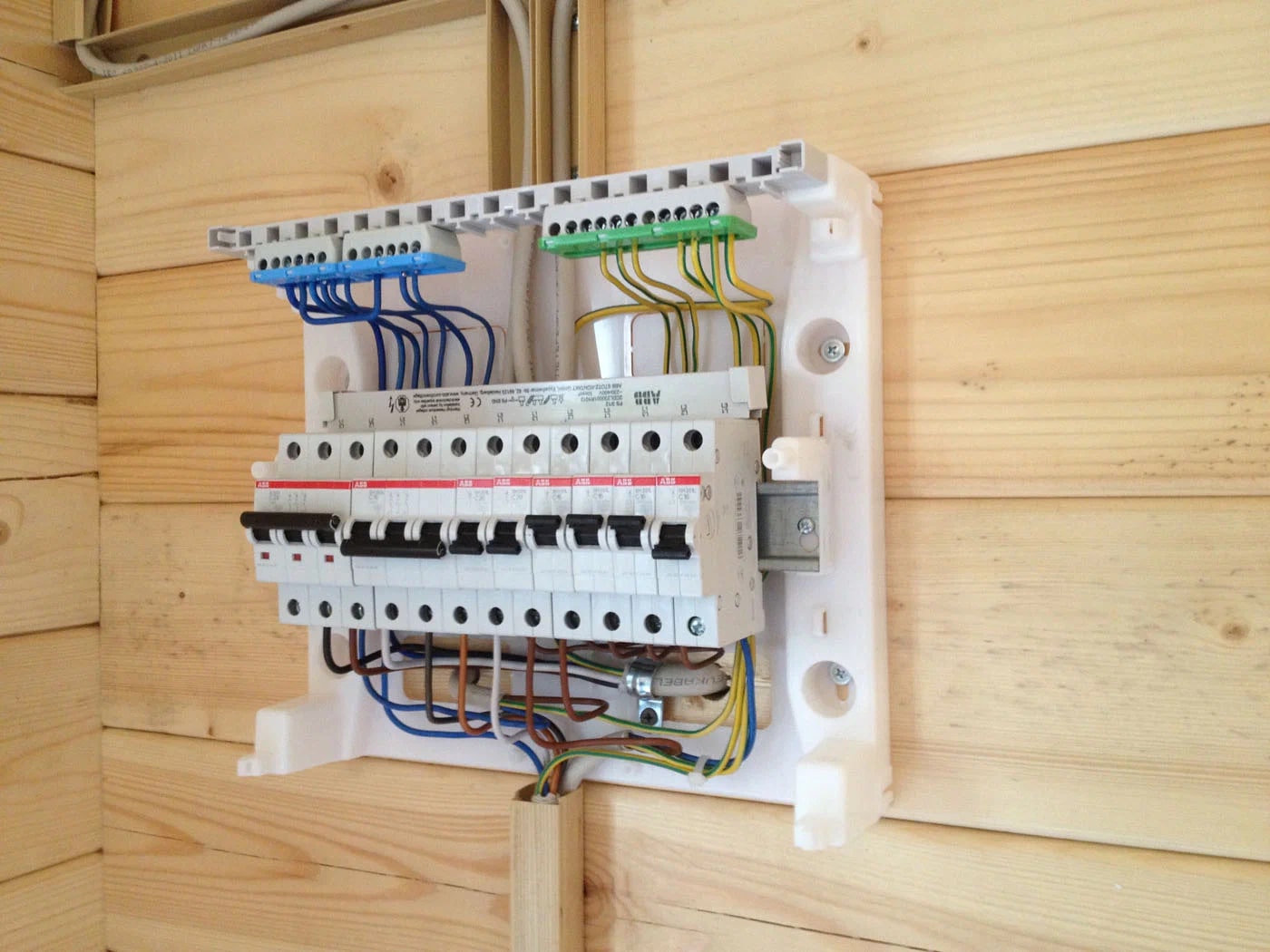 Установка электрощитов и электроточек